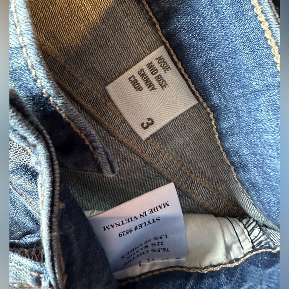 NWT Eunina Mid Rise Skinny Crop jeans - Picture 4 of 5